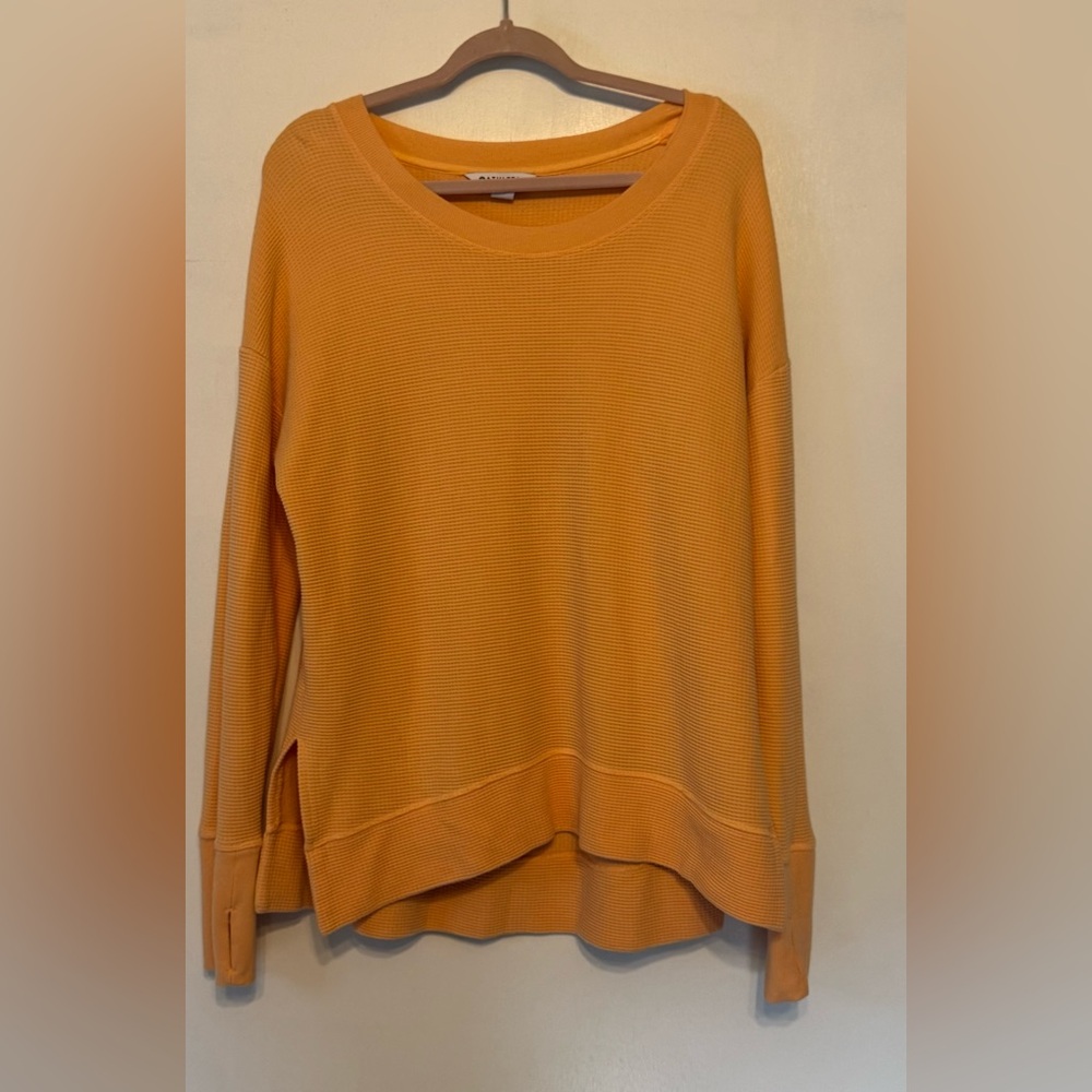 Athleta‎ Orange / Peach colored Waffle Knit